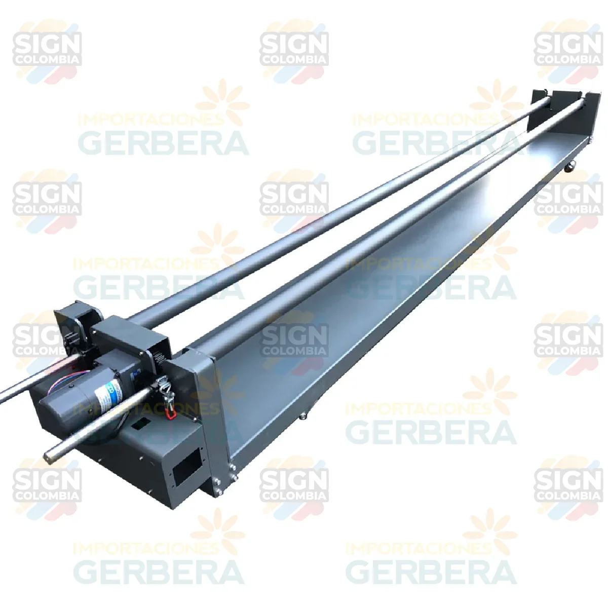 Carro de succión de material para impresoras de gran formato (3.2m) - SIGN COLOMBIA Plotter de corte